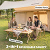 Inflatable Tents 4 Season Blow Up Tent 6-8 Person Khaki
