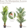 Artificial Areca Palm Tree Natural Looking Faux Plant in Pot 2ft 3ft 4ft 5ft 6ft