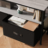 55-inch TV Stand Cabinet Entertainment Center with 3 Drawers TV Unit