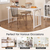 Dining Table for 6-8 People 160cm Rectangular Farmhouse Kitchen Table