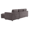 Dusk Soho Grey Chenille Right Hand Storage Chaise Sofa RRP £999