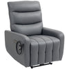 Electric Recliner Armchair with Phone Holder, USB, Reclining Chair, Grey