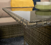 Signature Weave Charlotte Truffle Brown Outdoor Corner Dining Sofa Set RRP £1212