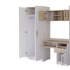 Macius Kids Bedroom Set – Wardrobe, Desk, Bookcase & Storage Shelf White
