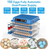 192 Egg Fully Automatic Incubator - Digital Egg Hatcher with Auto Turning