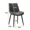 Velvet Dining Chairs Padded Set of 1/2 Metal Legs Kitchen Home Office Multicolor
