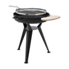 Steel Fire Pit Garden BBQ Grill Wood Log Charcoal Outdoor Heating Cooking Bowl