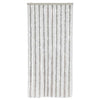 Fly Curtain Grey and White 100x200 Chenille Z9O3