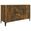 Modern Wooden Sideboard Storage Cabinet Unit With 2 Doors & 2 Drawers Wood Units