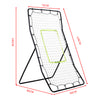 140*90cm Training Aids Rebounder Net Soccer Baseball Football Adjust Pitch Back