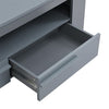 Portland Wooden TV Stand With 2 Drawers In Grey