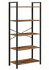 Vintage Industrial Bookcase Display Storage Shelving Unit Rustic Style Me