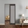 6/10mm Kitchen Bathroom PVC Concertina Accordion Door Bi Folding Sliding Panels
