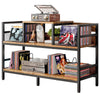 Record Player Stand Vinyl Record Player Storage Cabinet Up to 350 Albums