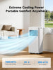 7000 BTU Portable Air Conditioner 4-in-1 Dehumidifier Fan Sleep Mode 24H Timer