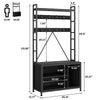 Hall Tree with Bench Coat Rack Shoe Bench Coat Tree with Storage Cubbies