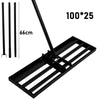 Lawn Leveling Rake 100cm x 25cm Level Lawn Tool with 79" Steel Extended Handle