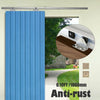 6.1FT Sliding Rail Barn Door Hardware Steel Roller Closet Track System Home Kit