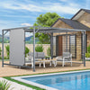 Aluminium Pergola Awning Summer Garden Gazebo Garden Canopy Outdoor Furniture
