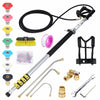 High Pressure 4Wheels Washer Surface Cleaning Machine/Sprayer Gun/Telescopic Rod