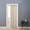 Panana Folding Door Effect PVC Internal Accordion Concertina Sliding Door White