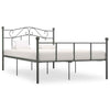 Bed Frame Grey Metal 160x200 O4E8