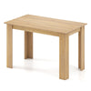 COSTWAY 120 CM Dining Table for 4-6 People Wooden Rectangular Table