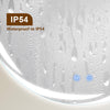 With 3 Mode Lights LED Bathroom Mirror Demister Illuminate Touch Sensor Anti-fog