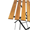Folding Wooden Garden Bistro Set, 2 Seater Garden Furniture Set, Folding Bistro