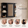 Modern Wall Mounted Medicine Cabinet w/3 Internal Shelves