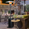 Outdoor Patio Heater 8.8KW Propane Gas Outdoor Heater Standing Wheels BIG HORN