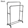 Heavy Duty Double Rail Clothes Garment Hanging Rack Shelf Display Stand UK