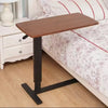 Medical Overbed Bedside Table Adjustable Height with Wheels Hospital Home Desk