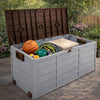 Outdoor Garden Storage Chest Cushion Box Waterproof 290L Waterproof Chest Shed