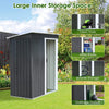 5 X 3FT Metal Garden Shed Outdoor Storage Cabinet House Box Pent Roof Lockable