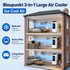 Portable Air Conditioner Evaporative Air Cooler Fan Ice Packs Air