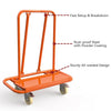 Drywall Cart Plaster Board Wheeled Trolley 3000LB Heavy Duty Steel Barrow Dolly