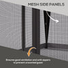 3x3(m) Easy Pop Up Gazebo with 1-Button Push and Mosquito Netting