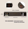 Pmnianhua 67" Floating TV Unit Wall Mounted Media Console Dark Gray