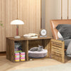 Cat Litter Box Enclosure Hidden Cat Washroom with Winding Entry
