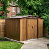 8 x 8FT Large Metal Garden Shed Outdoor Storage House w/ Foundation Kit,Vents
