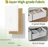 8 Fabric Drawers, Metal Frame Storage Cabinet with Wood Top for Living Room