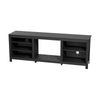 Electric Fireplace With TV Stand Unit Cabinet LED Fire Heater Flame Living Room