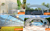 6~42Pcs Polycarbonate Sheet Twinwall Clear 4mm Greenhouse Shed Canopy Roof Panel