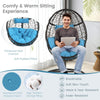 Egg Swing Chair Ultraviolet-Resistant Seat Cushion Hanging Basket