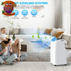 12000 BTU Portable Air Conditioner Remote 3-in-1 24H Timer Window Kit AC