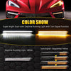 LED For Corvette C8 2019-2025 Daytime Running Light Turn Signal W/ Edge Cover AN