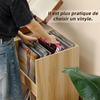 Large Record Stand with Storage, Record Player Stand with Shelf, Vinyl Record Ho