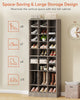 Tribesigns 30-Pair Shoe Cabinet for Entryway Wood Shoe Storage Organizer 10-Tier