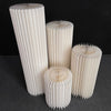 4x Paper Roman Column Flowers Cake Stand Plinth Dessert Holder Cylinder Pedestal